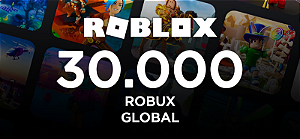 Roblox 30.000 Robux - Código Digital