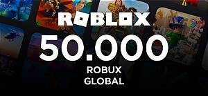 Roblox 50.000 Robux - Código Digital