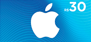 Cartão da App Store R$30 Reais - Código Digital