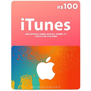 Cartão da App Store R$100 Reais - Código Digital - PentaKill Store