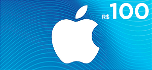 Cartão da App Store R$100 Reais  - Código Digital