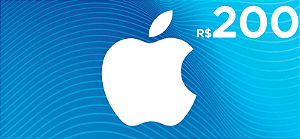 Cartão da App Store R$200 Reais - Código Digital