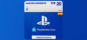 Playstation Store 20 EUR Espanha - Código Digital