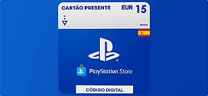 Playstation Store 15 EUR Espanha - Código Digital