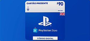 Playstation Store £90 PSN UK - Código Digital