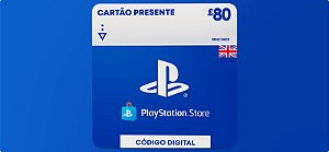 Playstation Store £80 PSN UK - Código Digital