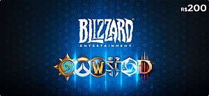 Blizzard Battle.Net R$200 Reais - Código Digital