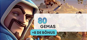 Clash of Clans - 80 Gemas + 8 Bônus