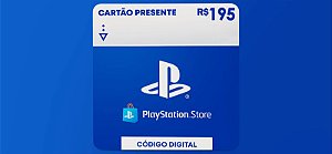 Playstation Store R$195 Reais Brasil - Código Digital