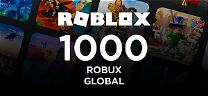 Roblox 1000 Robux - Código Digital