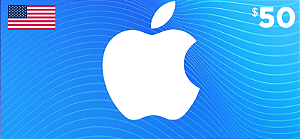 Apple Gift Card $50 - iTunes e App Store - USA