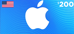 Apple Gift Card $200 - iTunes e App Store - USA