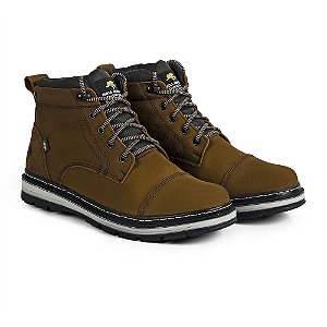 Bota Masculina em Couro Legítimo Ref.815 - Camel