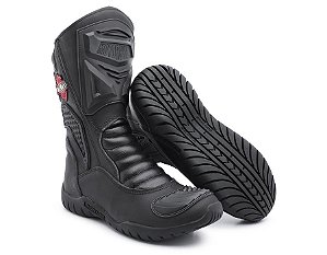 Bota Motociclista Prova d'agua Ref.4000 Zarb Preto