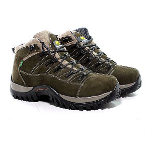 Bota Masculina Adventure em Couro Legítimo - Chumbo Ref 740