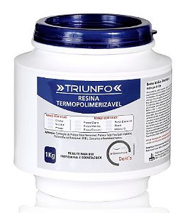 Resina Termopolimerizável Rosa Claro com Veias - Triunfo  - 1KG