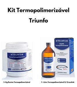 Kit Termopolimerizável  1Kg + 1Lt Triunfo