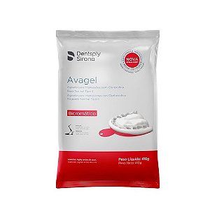 Alginato Avagel tipo II - 410 Dentsply