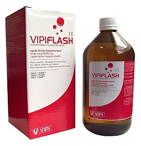 Vipi Flash Líquido Acrílico Autopolimerizável - Vipi 1L