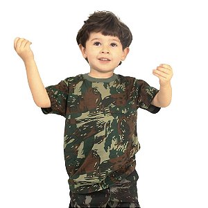 Camiseta Infantil Camuflado EB Especial - Elite