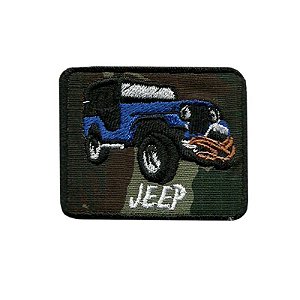 Bordado Termocolante Jeep Blue