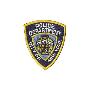 Bordado Termocolante Police Depto. NY