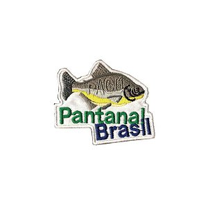 Bordado Termocolante Pantanal Brasil