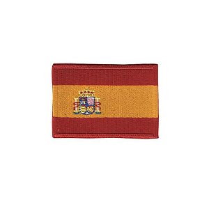 Bordado Termocolante Bandeira Espanha