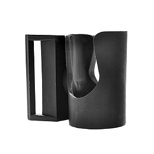 Porta Tonfa Fixo em Polímero | Preto - Bélica