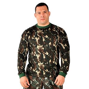 Blusa Manga Longa Camuflada - Atack