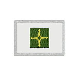 Patch Bordado com Fecho de Contato - Bandeira Distrito Federal