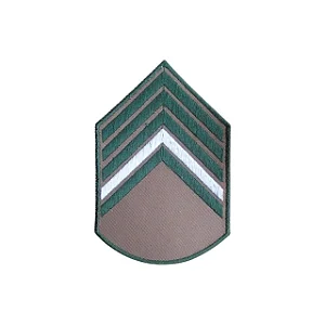 Divisa Bordada - 2° Sargento Bege