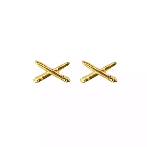 Distintivo de Metal - Material Bélico Dourado - Gola