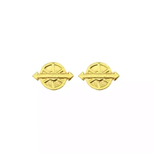 Distintivo de Metal - Motorista Dourado - Gola