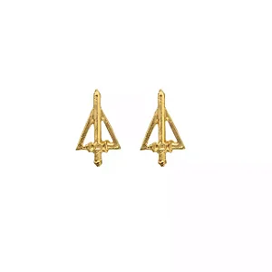Distintivo de Metal - QCO Dourado - Gola