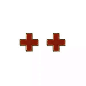 Distintivo de Metal - Saúde Dourado - Gola