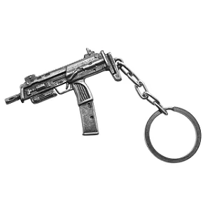 Chaveiro Metal UZI - Cromado