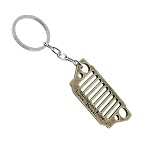 Chaveiro Metal Jeep - Dourado