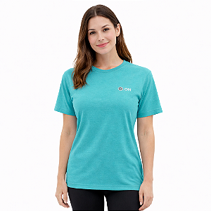 Camiseta Feminina Esport Modo On Verde Água| Treme Terra