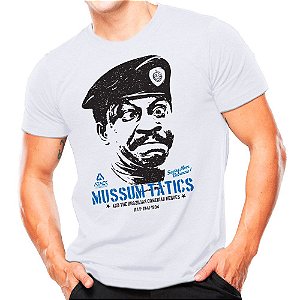 Camiseta Militar Estampada Mussum Tatics