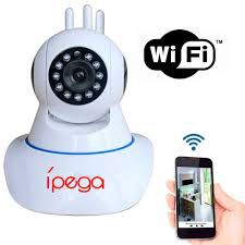 CÂMERA IP ÍPEGA WIFI HD 3 ANTENAS KP-CA127
