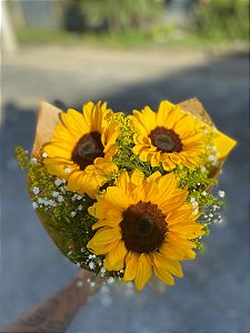 Buquê 3 Girassóis