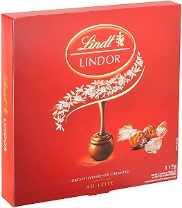 Chocolate Caixa Presente Ao Leite 125g Lindt Lindor