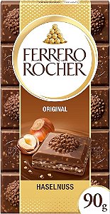 Tablete Ferrero Rocher ao leite 90g