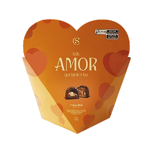 Bombons de Chocolate ao Leite Amor 160g