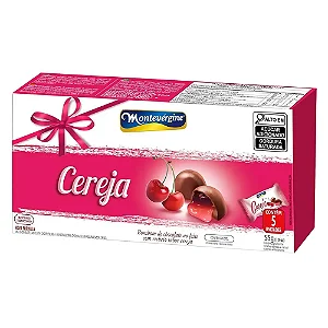 Chocolate Montevérgine Bombom Cereja C/Licor 94g