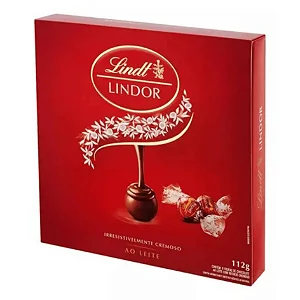 Chocolate Caixa Presente ao Leite 112g - Lindt Lindor