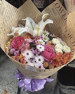 Buquê Flores do Campo com Lírio