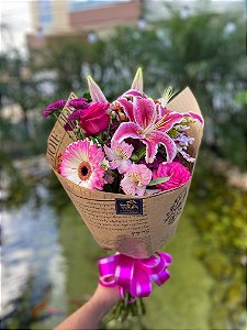 Buquê M Flores do Campo com Lírio