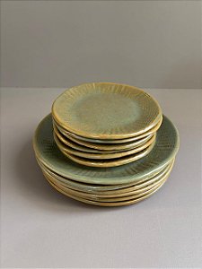 Jogo de Prato Grãos Principal e Sobremesa 6 Pessoas